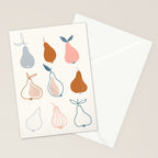Pears in Scandinavian style Stationery Card Gallery Image 2