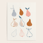 Pears in Scandinavian style Poster Gallery Image 4
