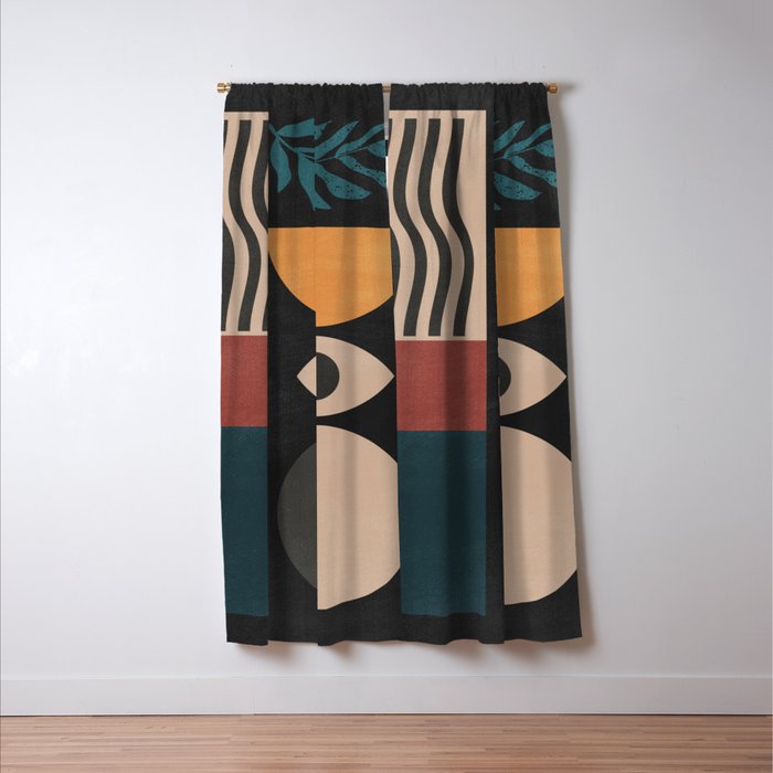 Geometric Abstraction 237 Window Curtain Gallery Image 3