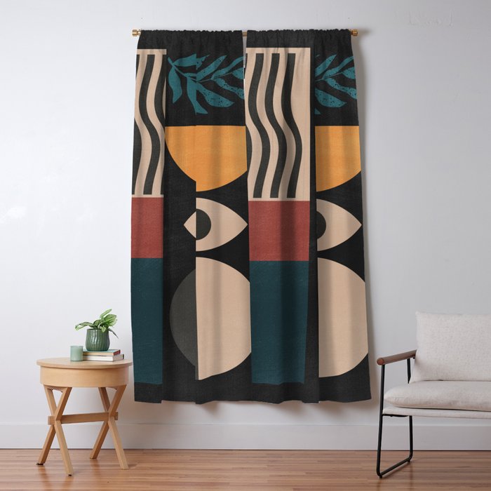 Geometric Abstraction 237 Window Curtain Gallery Image 5