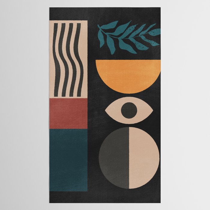 Geometric Abstraction 237 Tablecloth Gallery Image 2
