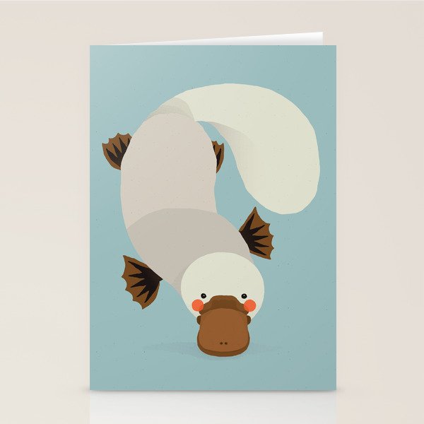 Platypus, Wildlife of Australia Stationery Card Gallery Image 1