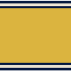Wide and Thin Stripes Color Block Pattern in Mustard Yellow, Navy Blue, Ivory, and White Coffee Mug Gallery Image 2