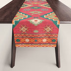Moroccan Berber Kilim Pattern Table Runner Gallery Image 1