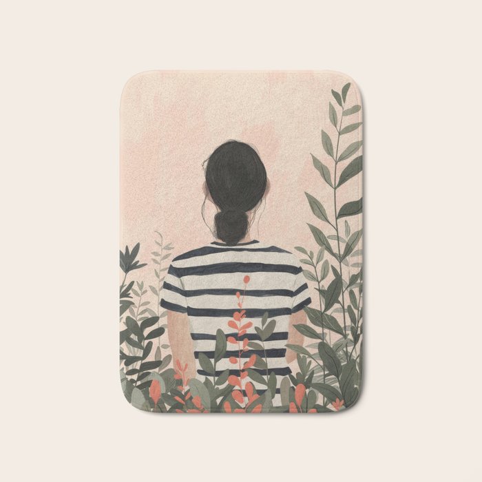 Among the Leaves Bath Mat Gallery Image 1