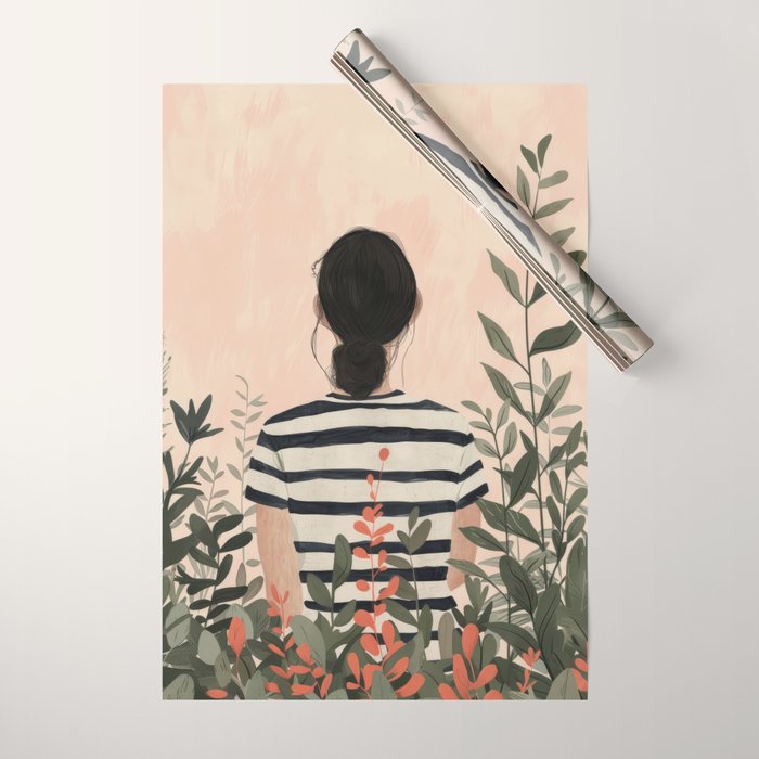Among the Leaves Wrapping Paper Gallery Image 1