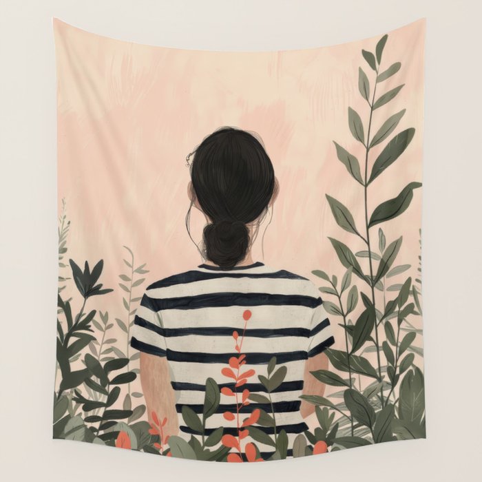 Among the Leaves Wall Tapestry Gallery Image 4