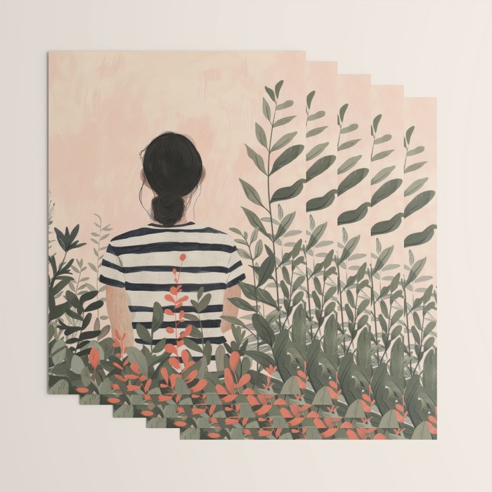 Among the Leaves Wrapping Paper Gallery Image 3
