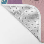 Dream Portrait/ spring flowers  Bath Mat Gallery Image 2