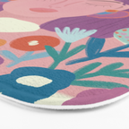 Dream Portrait/ spring flowers  Bath Mat Gallery Image 3