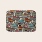 Alaskan salmon dusk Bath Mat Gallery Image 1