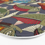 Alaskan salmon dusk Bath Mat Gallery Image 3