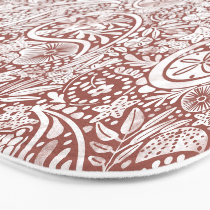 Underwater Paisley Elegance Bath Mat Gallery Image 3