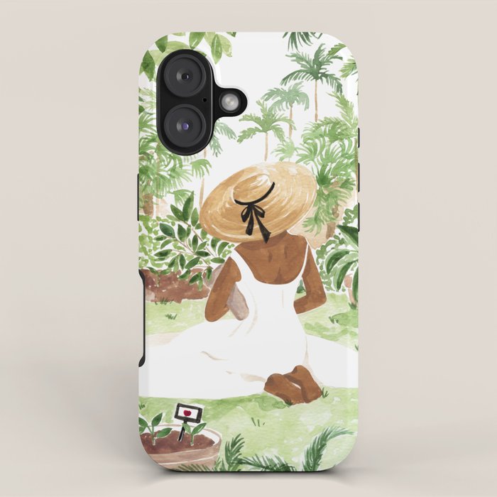 Little Gardener iPhone Case Gallery Image 1