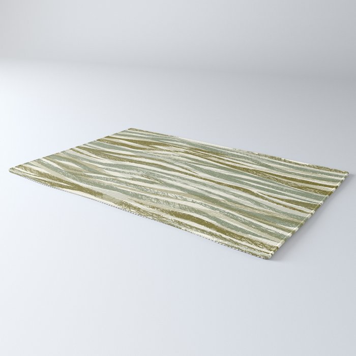 Wildlife Safari animal print green Rug Gallery Image 3