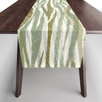 Wildlife Safari animal print green Table Runner Gallery Image 1
