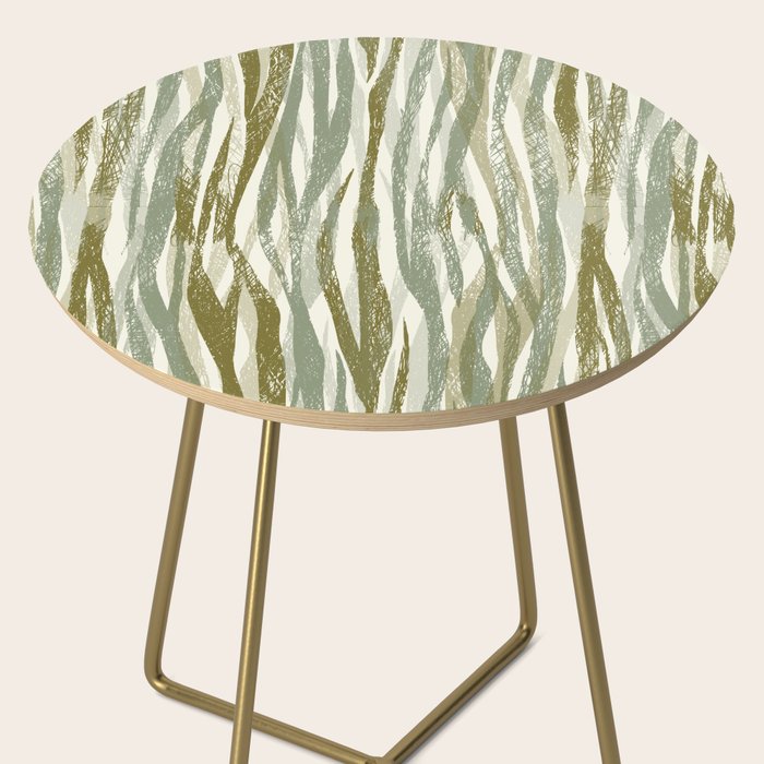 Wildlife Safari animal print green Side Table Gallery Image 2