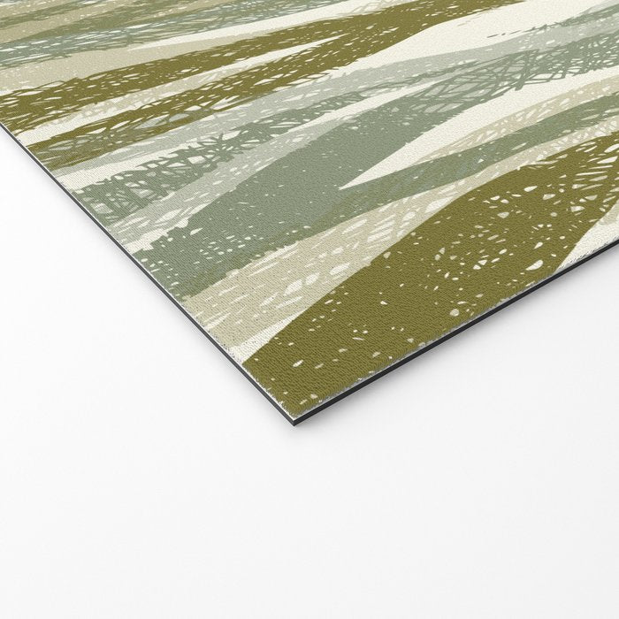 Wildlife Safari animal print green Welcome Mat Gallery Image 2