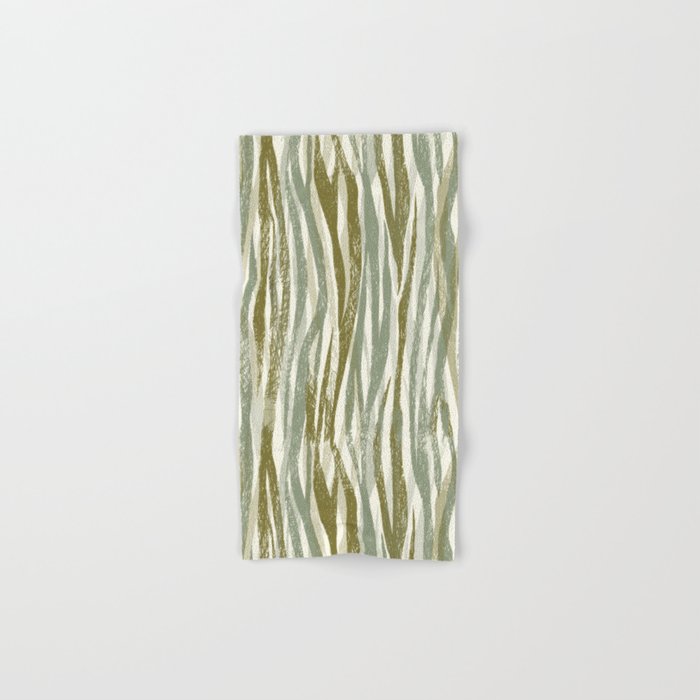 Wildlife Safari animal print green Bath Towel Gallery Image 1