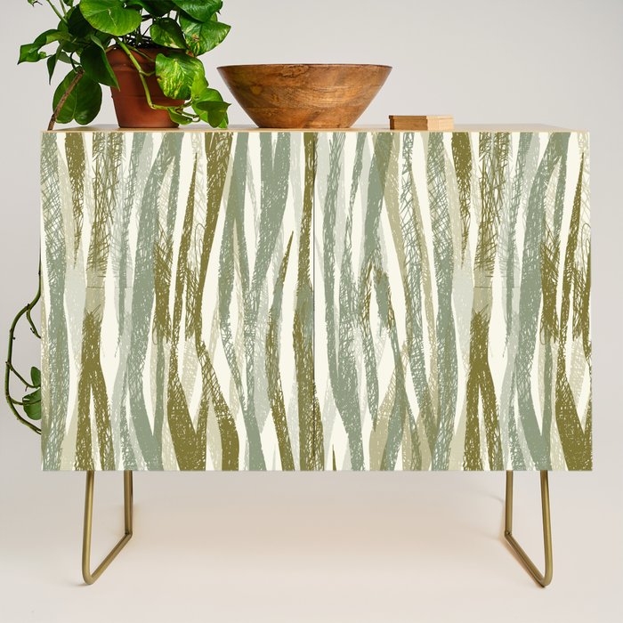 Wildlife Safari animal print green Credenza Gallery Image 1