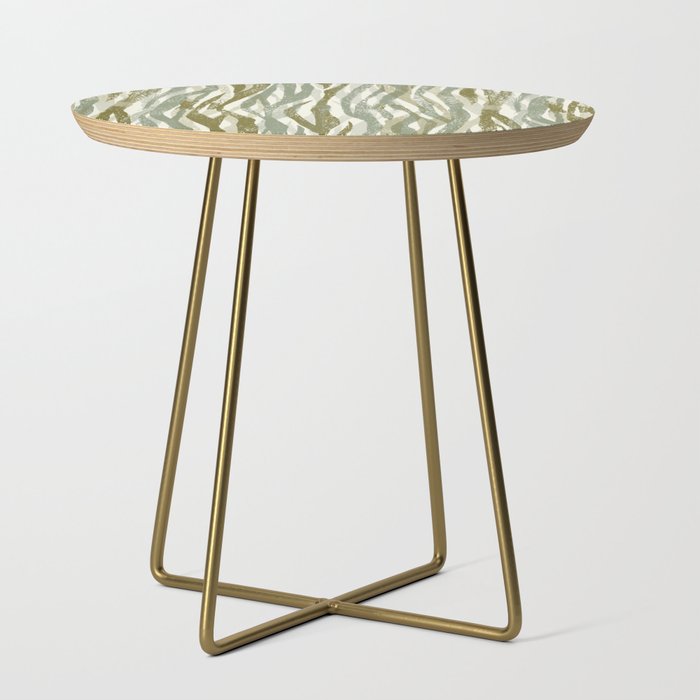 Wildlife Safari animal print green Side Table Gallery Image 1