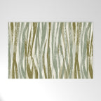 Wildlife Safari animal print green Welcome Mat Gallery Image 1