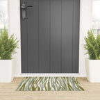 Wildlife Safari animal print green Welcome Mat Gallery Image 3