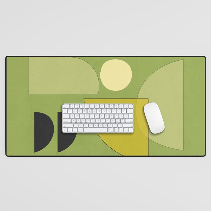 Modern Abstract Minimal Shapes 154 Desk Mat Gallery Image 1