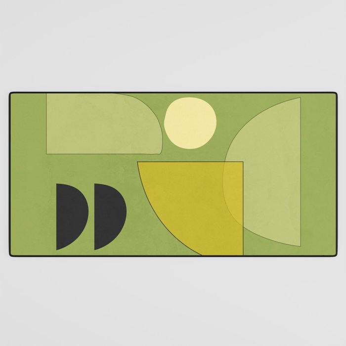 Modern Abstract Minimal Shapes 154 Desk Mat Gallery Image 3