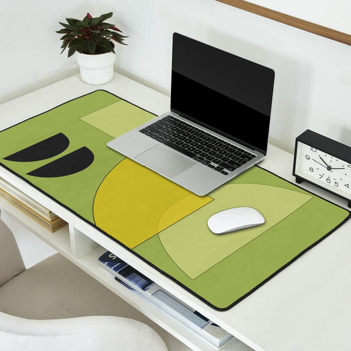 Modern Abstract Minimal Shapes 154 Desk Mat Gallery Image 2