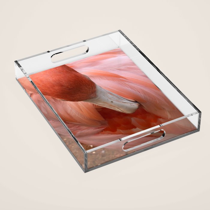 Flamingo Acrylic Tray Gallery Image 1