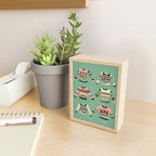 Christmas Sweaters - Vintage Blush Mint Palette Mini Art Print Gallery Image 2