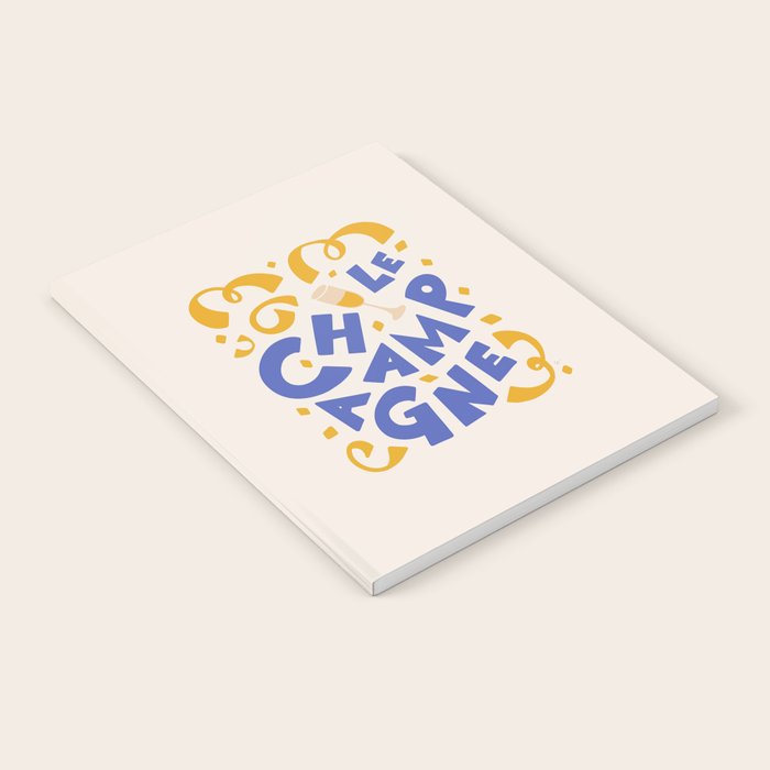Le Champagne French Notebook Gallery Image 1
