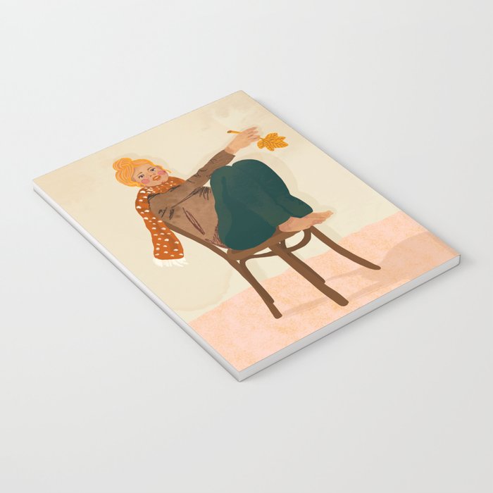 Girl who Loves Autumn Notebook Gallery Image 3