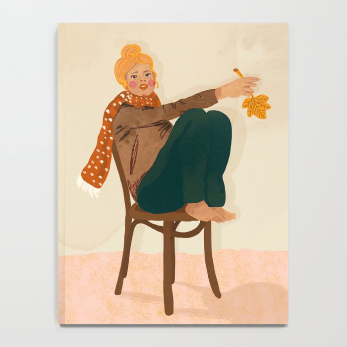 Girl who Loves Autumn Notebook Gallery Image 4