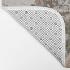 Positano Bliss Photo | Amalfi Coast Mountain Landscape In Pastel Color Art Print | Italy Travel Photography Bath Mat Gallery Image 2