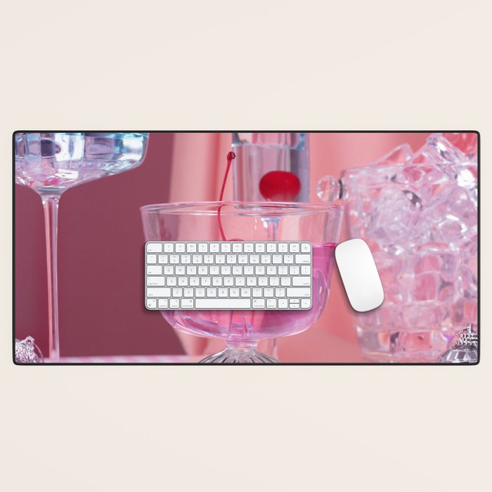 Pink Party2 Desk Mat Gallery Image 1