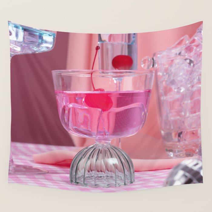 Pink Party2 Wall Tapestry Gallery Image 4