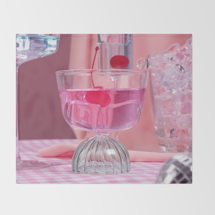 Pink Party2 Throw Blanket Gallery Image 2