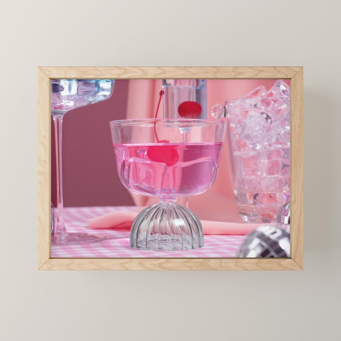 Pink Party2 Mini Art Print Gallery Image 1