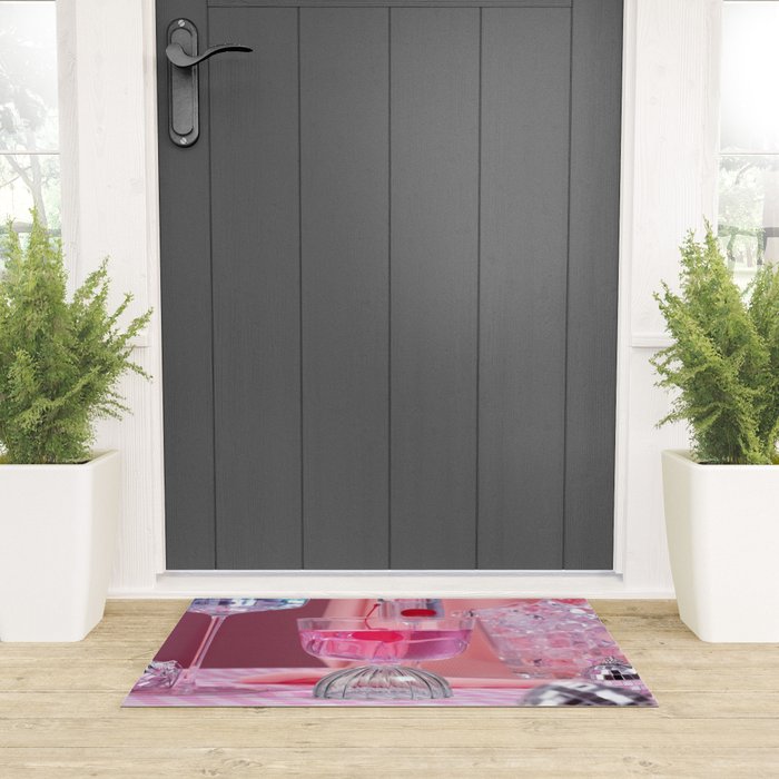 Pink Party2 Welcome Mat Gallery Image 3