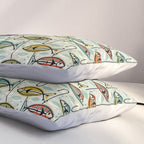 Vintage Color Block Fish Pillow Sham Gallery Image 3