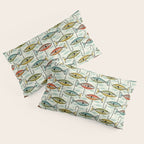 Vintage Color Block Fish Pillow Sham Gallery Image 4