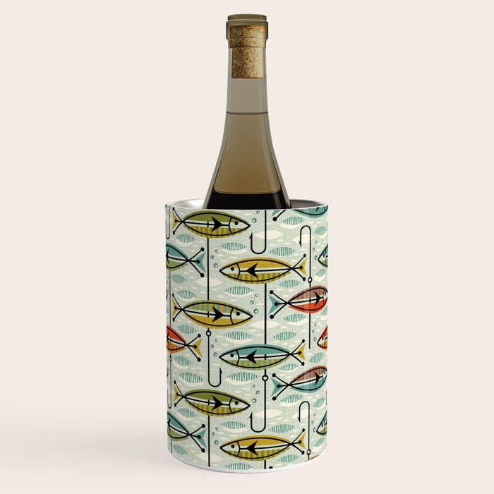 Vintage Color Block Fish Wine Chiller Gallery Image 3