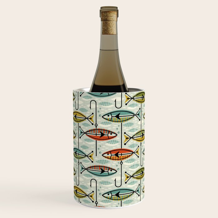 Vintage Color Block Fish Wine Chiller Gallery Image 1