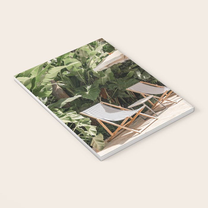 Miami Beach, Florida, Poolside Palm Trees Notebook Gallery Image 3