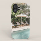 Miami Beach, Florida, Poolside Palm Trees iPhone Case Gallery Image 1