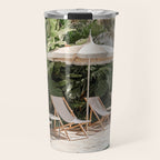Miami Beach, Florida, Poolside Palm Trees Travel Mug Gallery Image 1