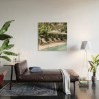 Miami Beach, Florida, Poolside Palm Trees Wood Wall Art Gallery Image 2
