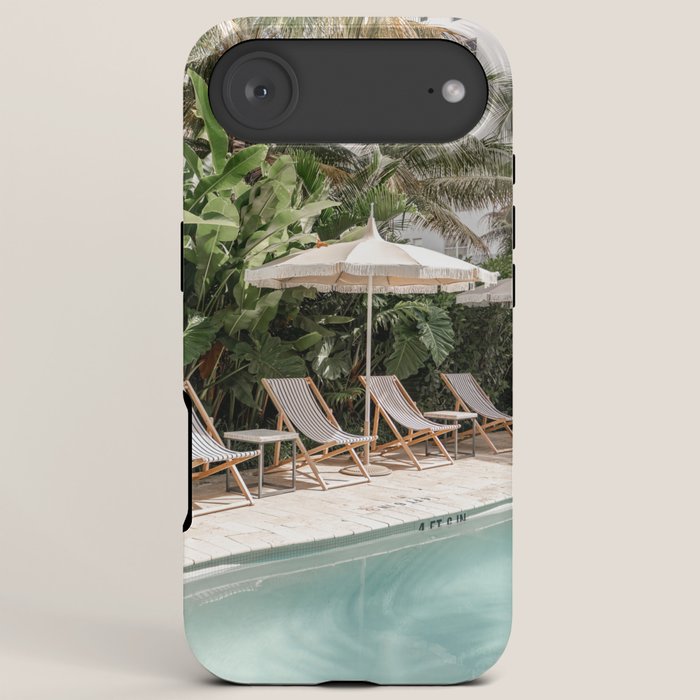 Miami Beach, Florida, Poolside Palm Trees iPhone Case Gallery Image 6